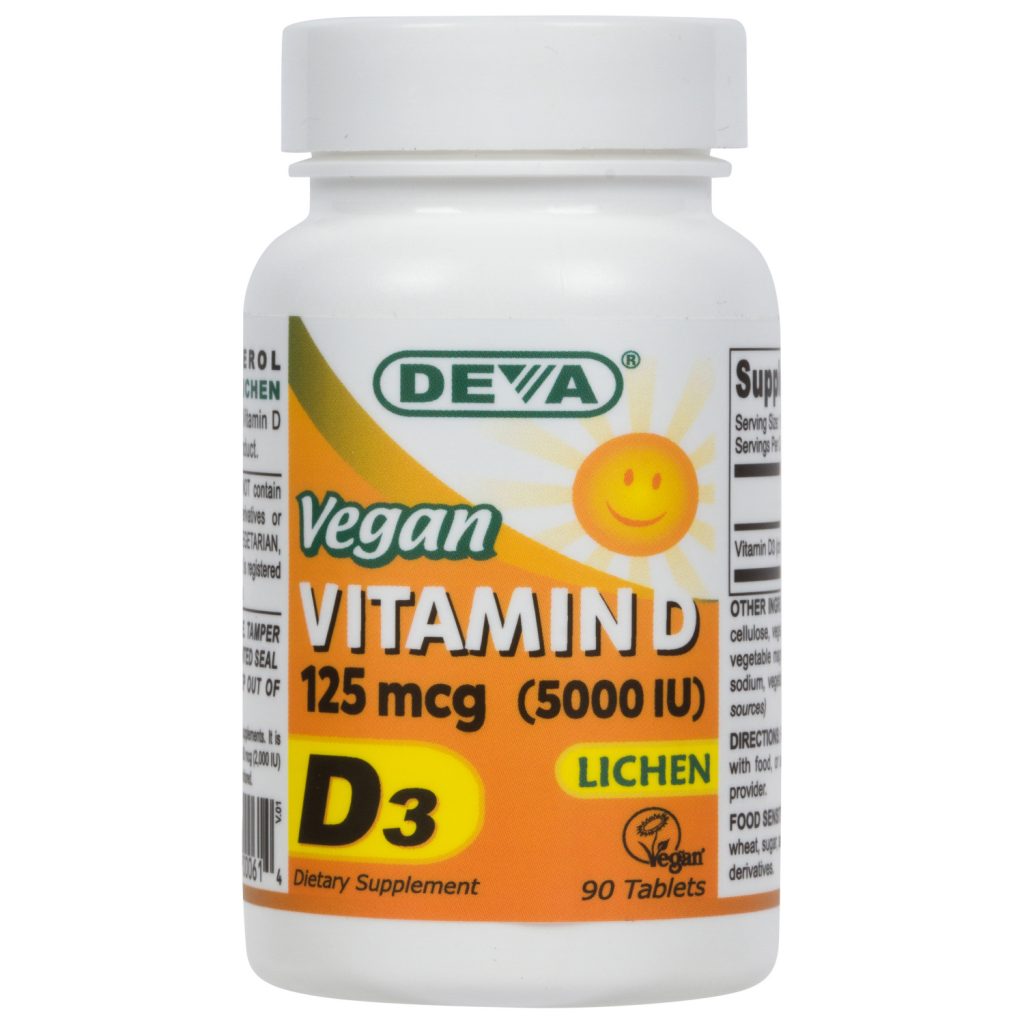 Deva Vegan Vitamin D3 - 5000iu - Shop Vegan